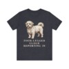 Coton de Tulear Humor Shirt, Vintage Dog Sketch Tee, Dog Humor Gift
