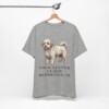 Coton de Tulear Humor Shirt, Vintage Dog Sketch Tee, Dog Humor Gift