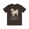 Coton de Tulear Humor Shirt, Vintage Dog Sketch Tee, Dog Humor Gift