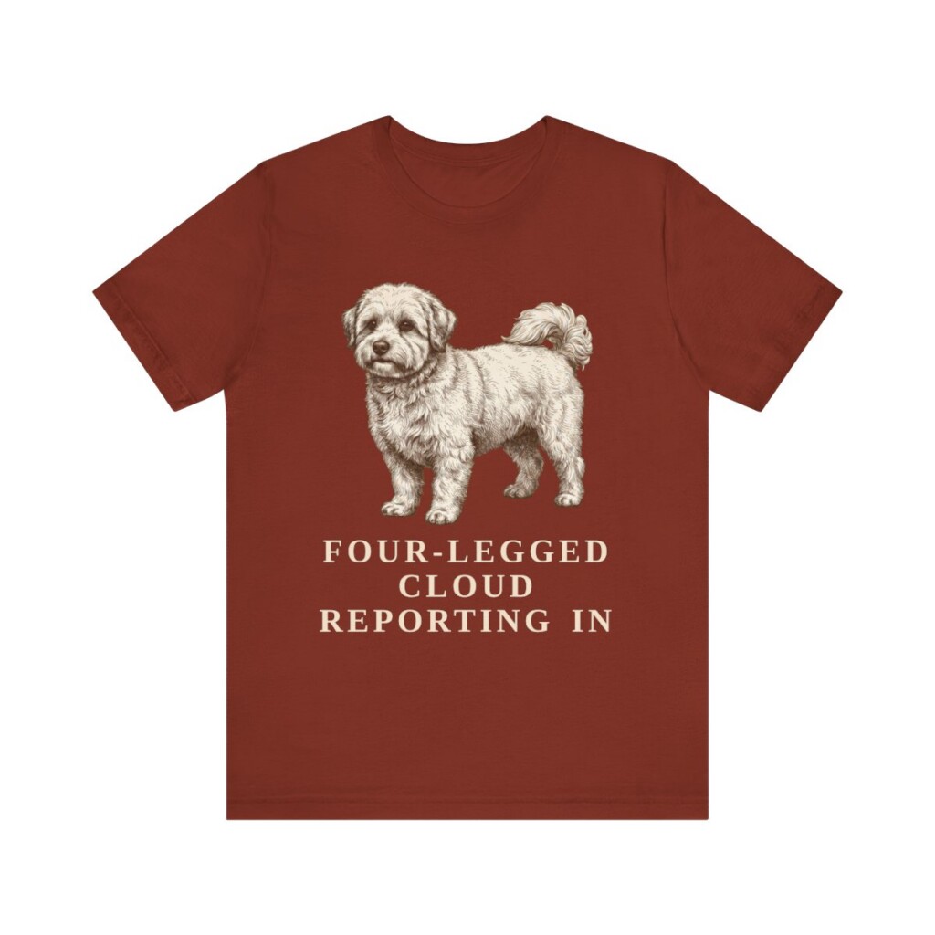 Coton de Tulear Humor Shirt, Vintage Dog Sketch Tee, Dog Humor Gift