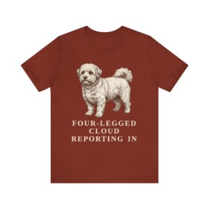 Coton de Tulear Humor Shirt, Vintage Dog Sketch Tee, Dog Humor Gift