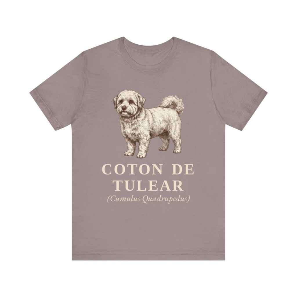 Coton de Tulear Latin Shirt, Vintage Dog Sketch Tee, Dog Latin Gift Coton de Tulear Latin Shirt, Vintage Dog Sketch Tee, Dog Latin Gift
