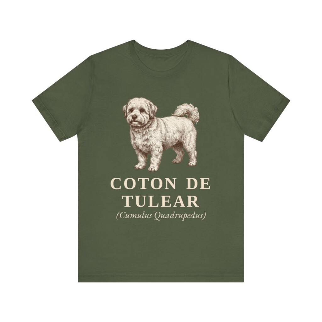 Coton de Tulear Latin Shirt, Vintage Dog Sketch Tee, Dog Latin Gift Coton de Tulear Latin Shirt, Vintage Dog Sketch Tee, Dog Latin Gift