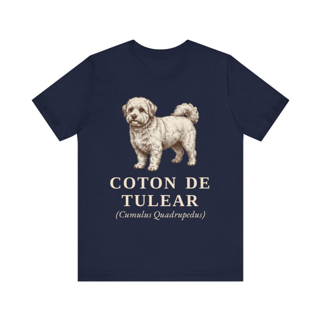 Coton de Tulear Latin Shirt, Vintage Dog Sketch Tee, Dog Latin Gift Coton de Tulear Latin Shirt, Vintage Dog Sketch Tee, Dog Latin Gift