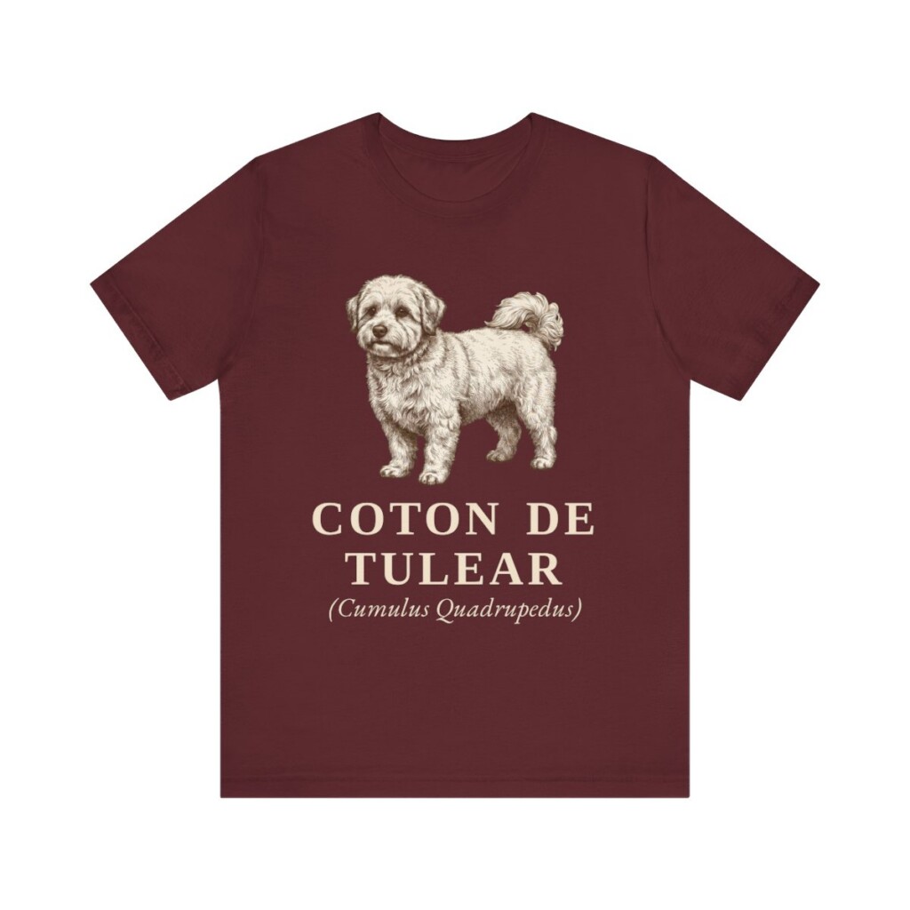 Coton de Tulear Latin Shirt, Vintage Dog Sketch Tee, Dog Latin Gift Coton de Tulear Latin Shirt, Vintage Dog Sketch Tee, Dog Latin Gift