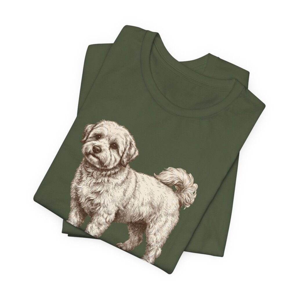 Coton de Tulear Latin Shirt, Vintage Dog Sketch Tee, Dog Latin Gift Coton de Tulear Latin Shirt, Vintage Dog Sketch Tee, Dog Latin Gift