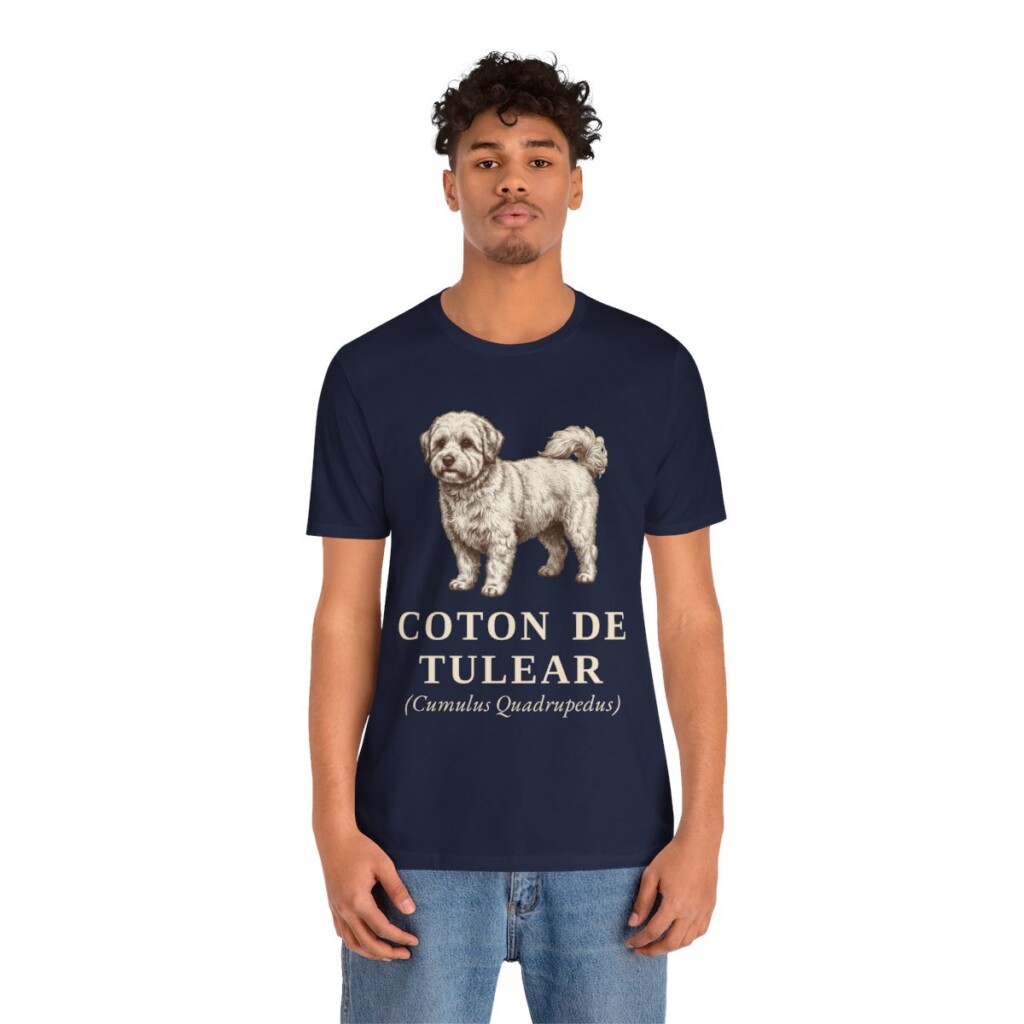 Coton de Tulear Latin Shirt, Vintage Dog Sketch Tee, Dog Latin Gift Coton de Tulear Latin Shirt, Vintage Dog Sketch Tee, Dog Latin Gift