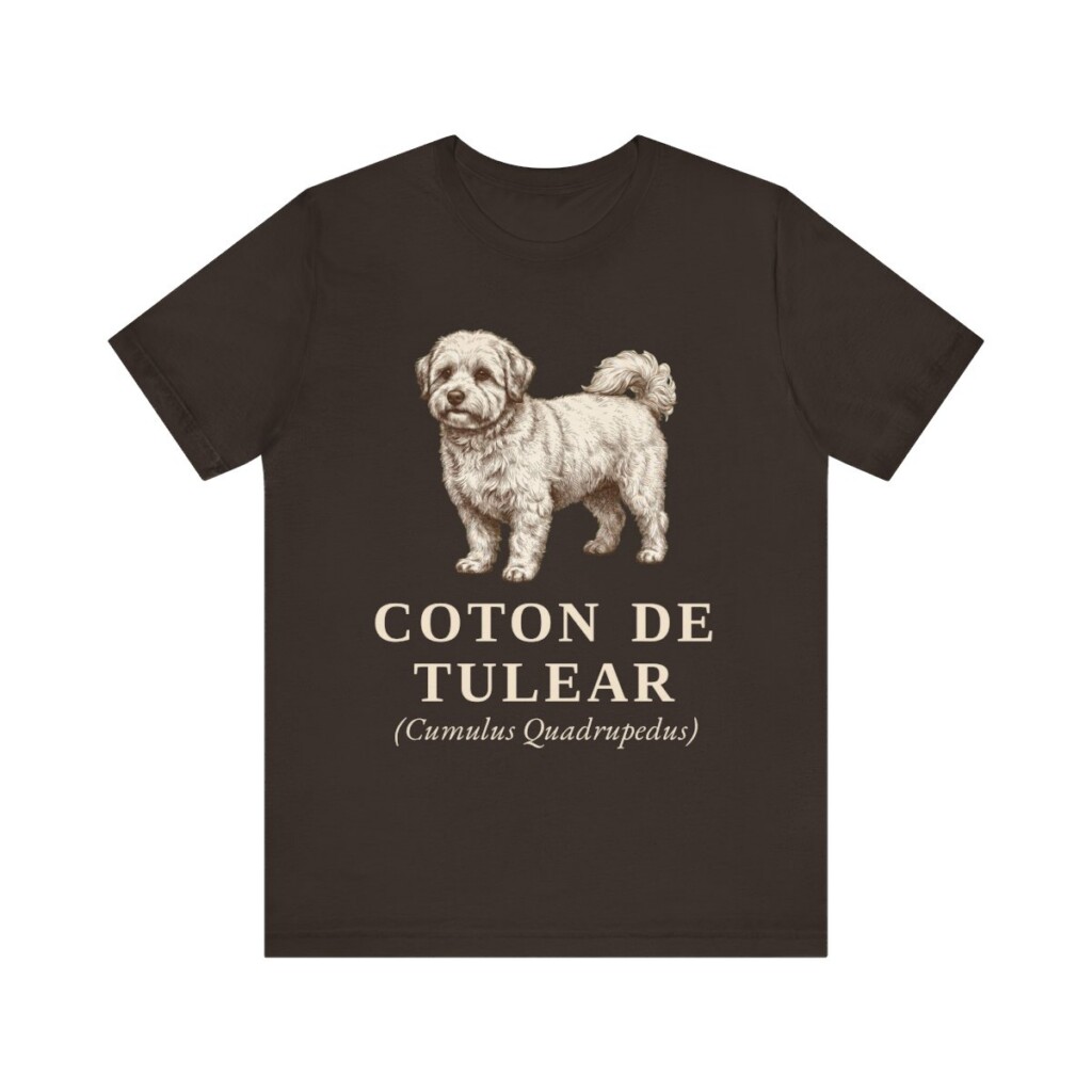 Coton de Tulear Latin Shirt, Vintage Dog Sketch Tee, Dog Latin Gift Coton de Tulear Latin Shirt, Vintage Dog Sketch Tee, Dog Latin Gift