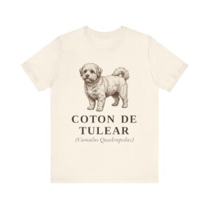 Coton de Tulear Latin Shirt, Vintage Dog Sketch Tee, Dog Latin Gift