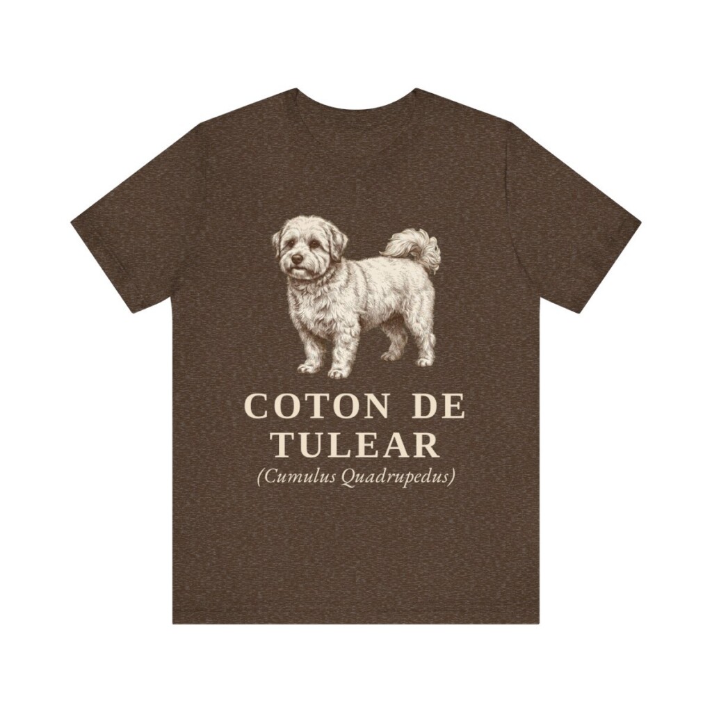 Coton de Tulear Latin Shirt, Vintage Dog Sketch Tee, Dog Latin Gift Coton de Tulear Latin Shirt, Vintage Dog Sketch Tee, Dog Latin Gift
