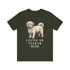 Coton de Tulear Mom Shirt, Vintage Dog Sketch Tee, Dog Mom Gift