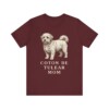 Coton de Tulear Mom Shirt, Vintage Dog Sketch Tee, Dog Mom Gift