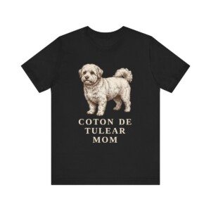 Coton de Tulear Mom Shirt, Vintage Dog Sketch Tee, Dog Mom Gift