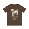 Coton de Tulear Mom Shirt, Vintage Dog Sketch Tee, Dog Mom Gift