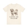 Coton de Tulear Shirt, Vintage Dog Sketch Tee, Dog Lover Gift