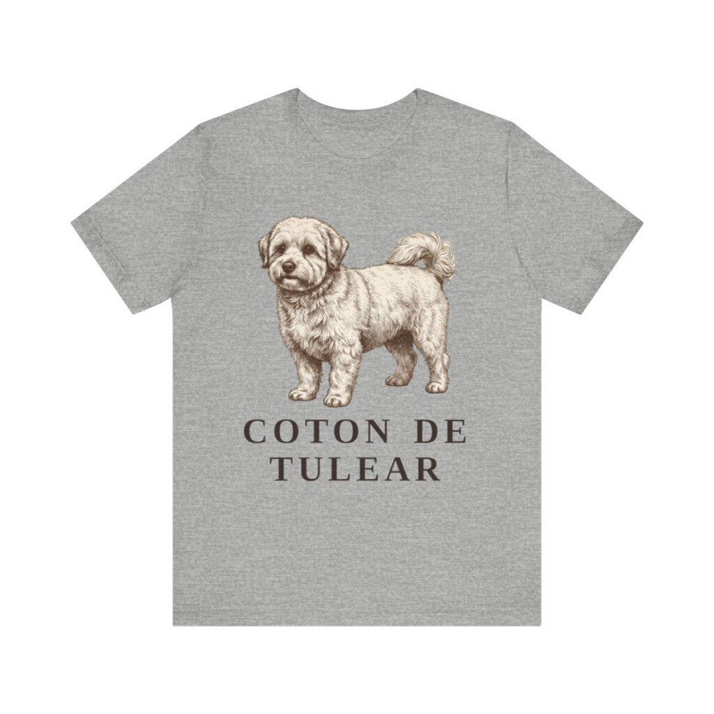 Coton de Tulear Shirt, Vintage Dog Sketch Tee, Dog Lover Gift