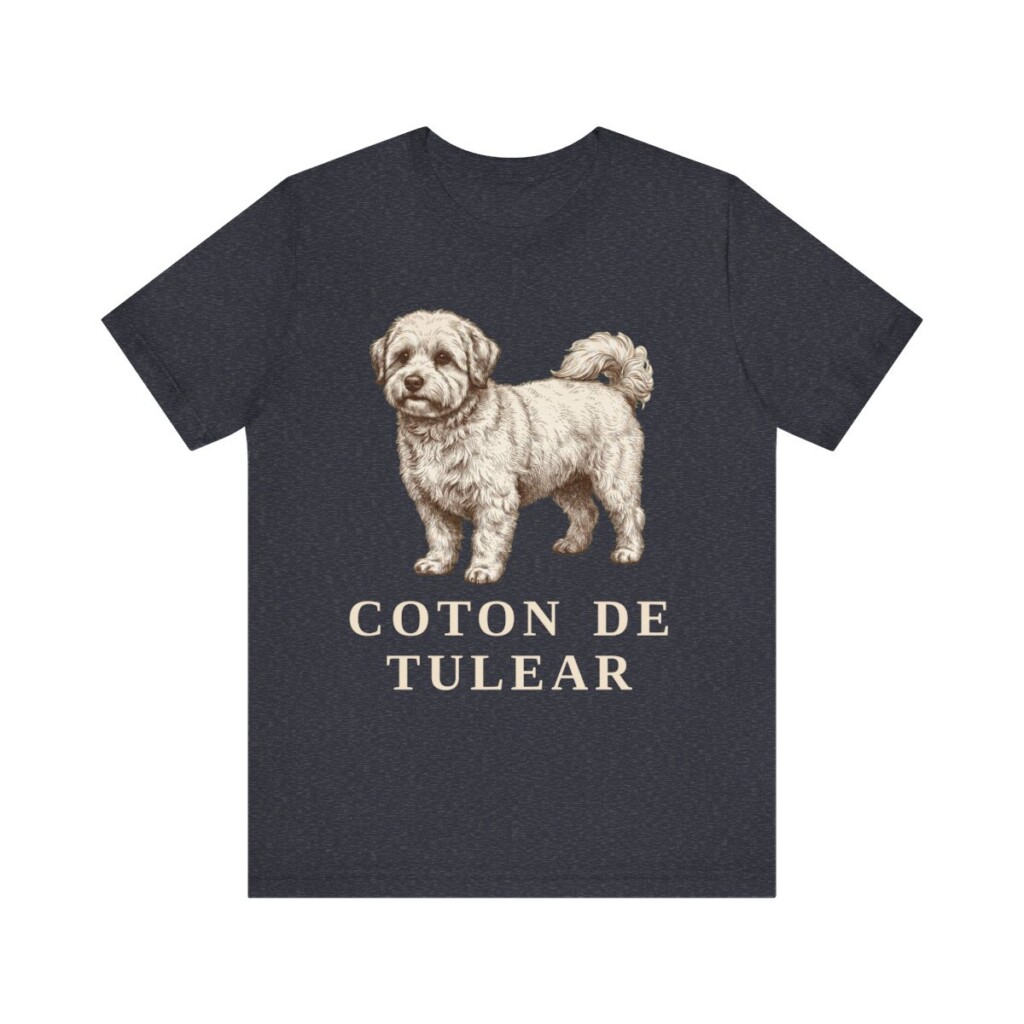 Coton de Tulear Shirt, Vintage Dog Sketch Tee, Dog Lover Gift