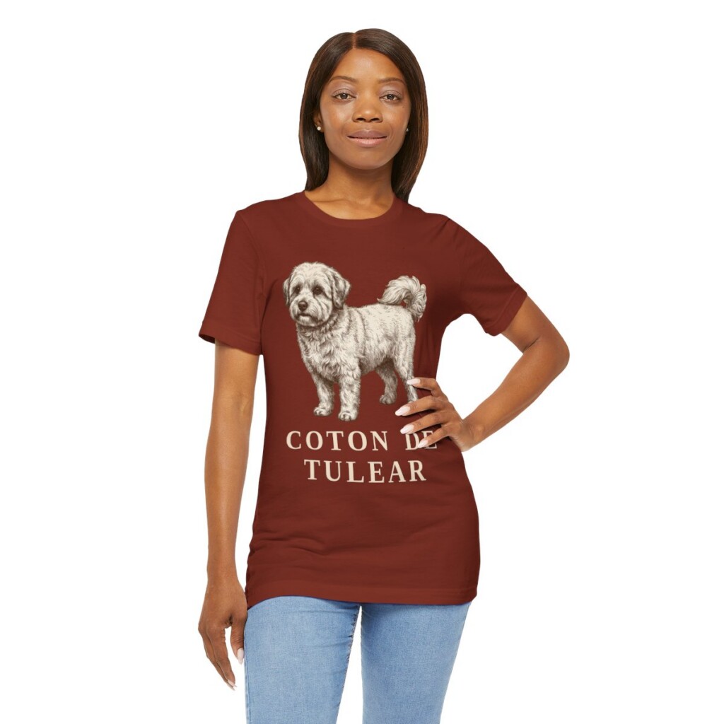 Coton de Tulear Shirt, Vintage Dog Sketch Tee, Dog Lover Gift