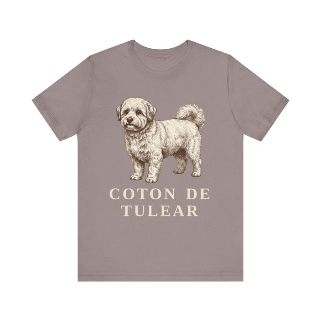 Coton de Tulear Shirt, Vintage Dog Sketch Tee, Dog Lover Gift