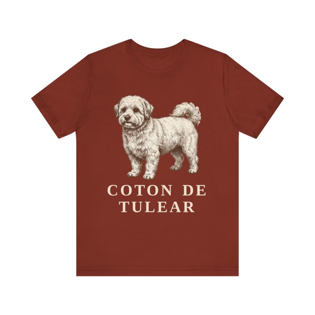 Coton de Tulear Shirt, Vintage Dog Sketch Tee, Dog Lover Gift
