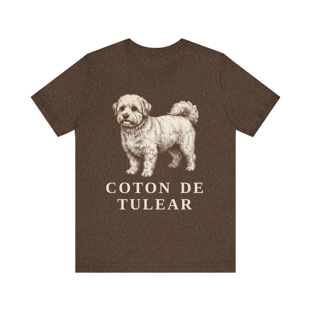 Coton de Tulear Shirt, Vintage Dog Sketch Tee, Dog Lover Gift