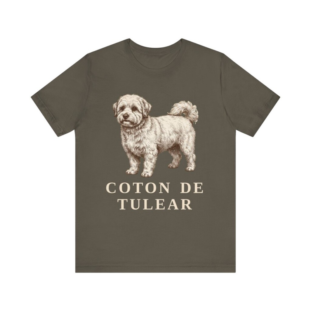 Coton de Tulear Shirt, Vintage Dog Sketch Tee, Dog Lover Gift