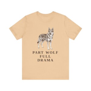 Czechoslovakian Vlciak Humor Shirt, Vintage Dog Sketch Tee, Dog Humor Gift