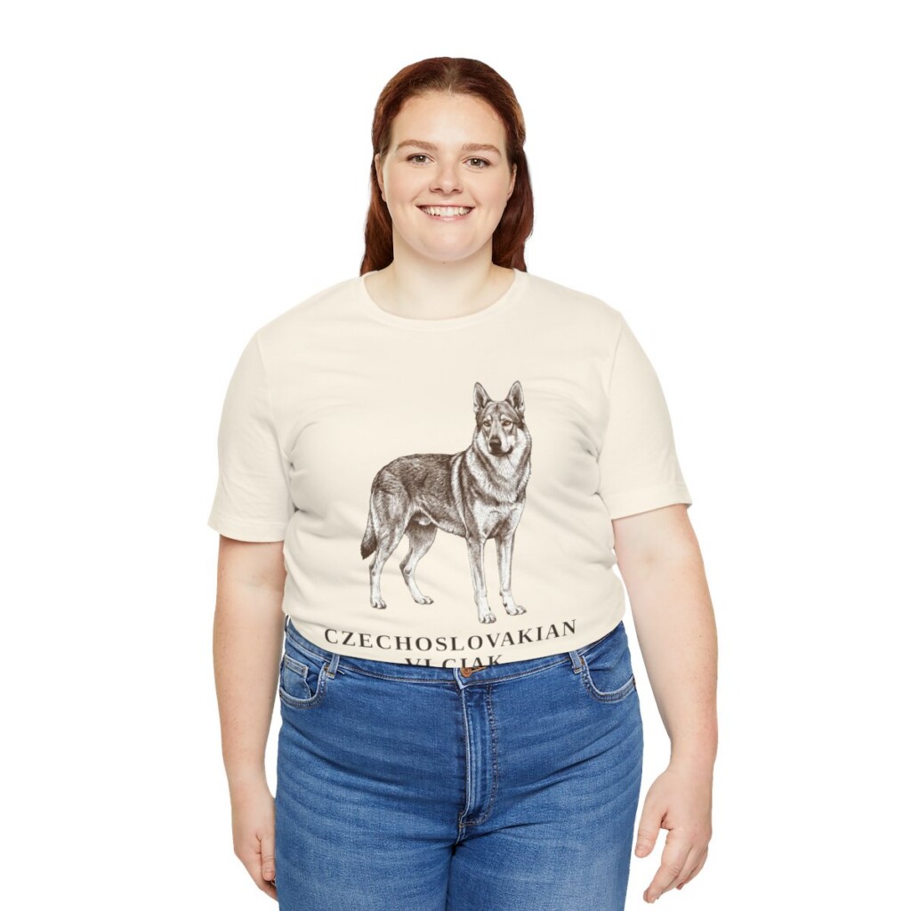 Czechoslovakian Vlciak Latin Shirt, Vintage Dog Sketch Tee, Dog Latin Gift