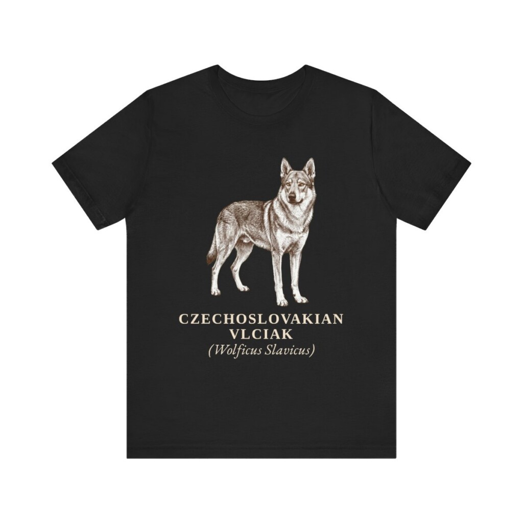 Czechoslovakian Vlciak Latin Shirt, Vintage Dog Sketch Tee, Dog Latin Gift
