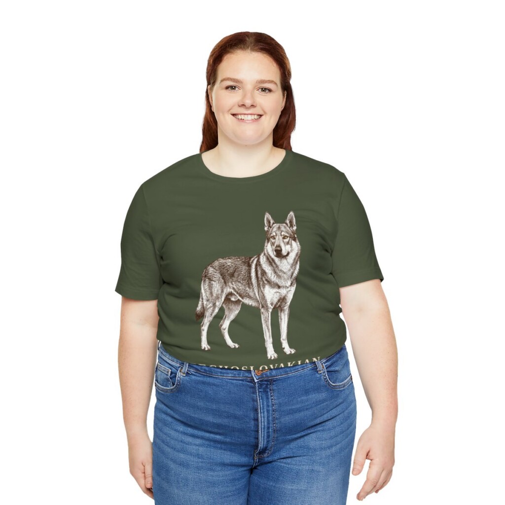 Czechoslovakian Vlciak Mom Shirt, Vintage Dog Sketch Tee, Dog Mom Gift