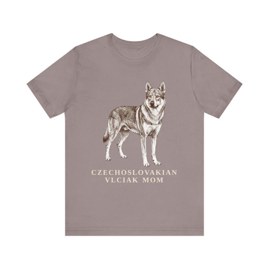 Czechoslovakian Vlciak Mom Shirt, Vintage Dog Sketch Tee, Dog Mom Gift