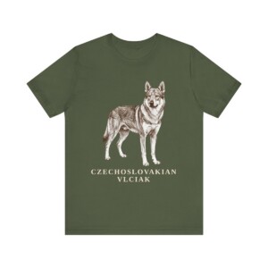 Czechoslovakian Vlciak Shirt, Vintage Dog Sketch Tee, Dog Lover Gift