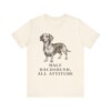 Dachshund Mix Humor Shirt, Vintage Dog Sketch Tee, Dog Humor Gift Dachshund Mix Humor Shirt, Vintage Dog Sketch Tee, Dog Humor Gift