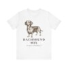 Dachshund Mix Latin Shirt, Vintage Dog Sketch Tee, Dog Latin Gift Dachshund Mix Latin Shirt, Vintage Dog Sketch Tee, Dog Latin Gift