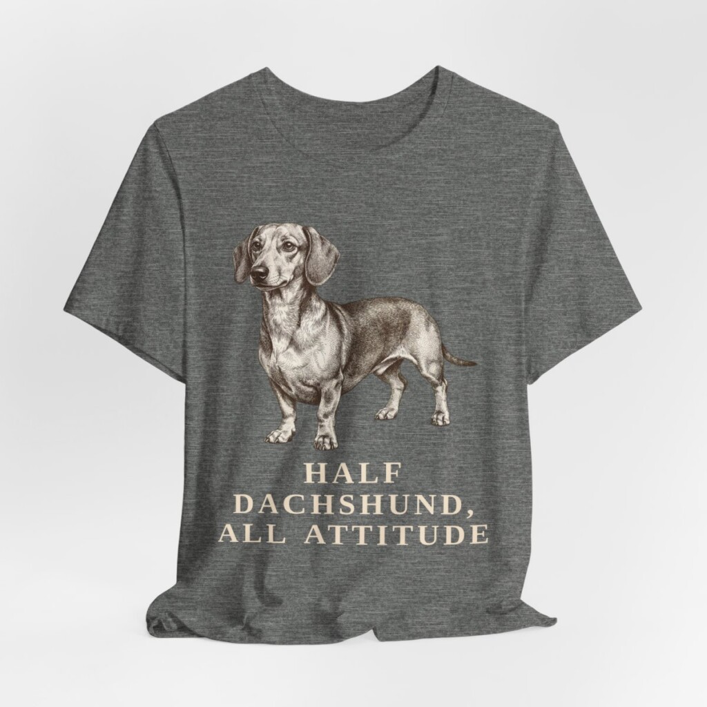 Dachshund Mix Humor Shirt, Vintage Dog Sketch Tee, Dog Humor Gift Dachshund Mix Humor Shirt, Vintage Dog Sketch Tee, Dog Humor Gift