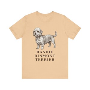 Dandie Dinmont Terrier Lover Shirt, Vintage Dog Sketch Tee, Dog Lover Gift