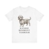 Dandie Dinmont Terrier Lover Shirt, Vintage Dog Sketch Tee, Dog Lover Gift