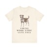 Danish-Swedish Farmdog Humor Shirt, Vintage Dog Sketch Tee, Dog Humor Gift