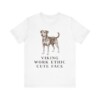 Danish-Swedish Farmdog Humor Shirt, Vintage Dog Sketch Tee, Dog Humor Gift