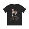 Danish-Swedish Farmdog Humor Shirt, Vintage Dog Sketch Tee, Dog Humor Gift