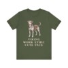 Danish-Swedish Farmdog Humor Shirt, Vintage Dog Sketch Tee, Dog Humor Gift