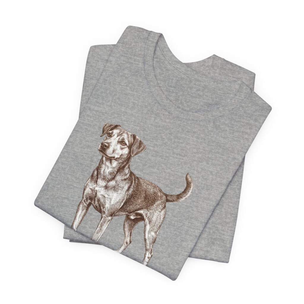 Danish-Swedish Farmdog Humor Shirt, Vintage Dog Sketch Tee, Dog Humor Gift
