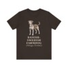 Danish-Swedish Farmdog Latin Shirt, Vintage Dog Sketch Tee, Dog Latin Gift