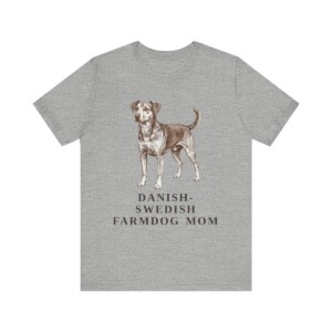 Danish-Swedish Farmdog Mom Shirt, Vintage Dog Sketch Tee, Dog Mom Gift