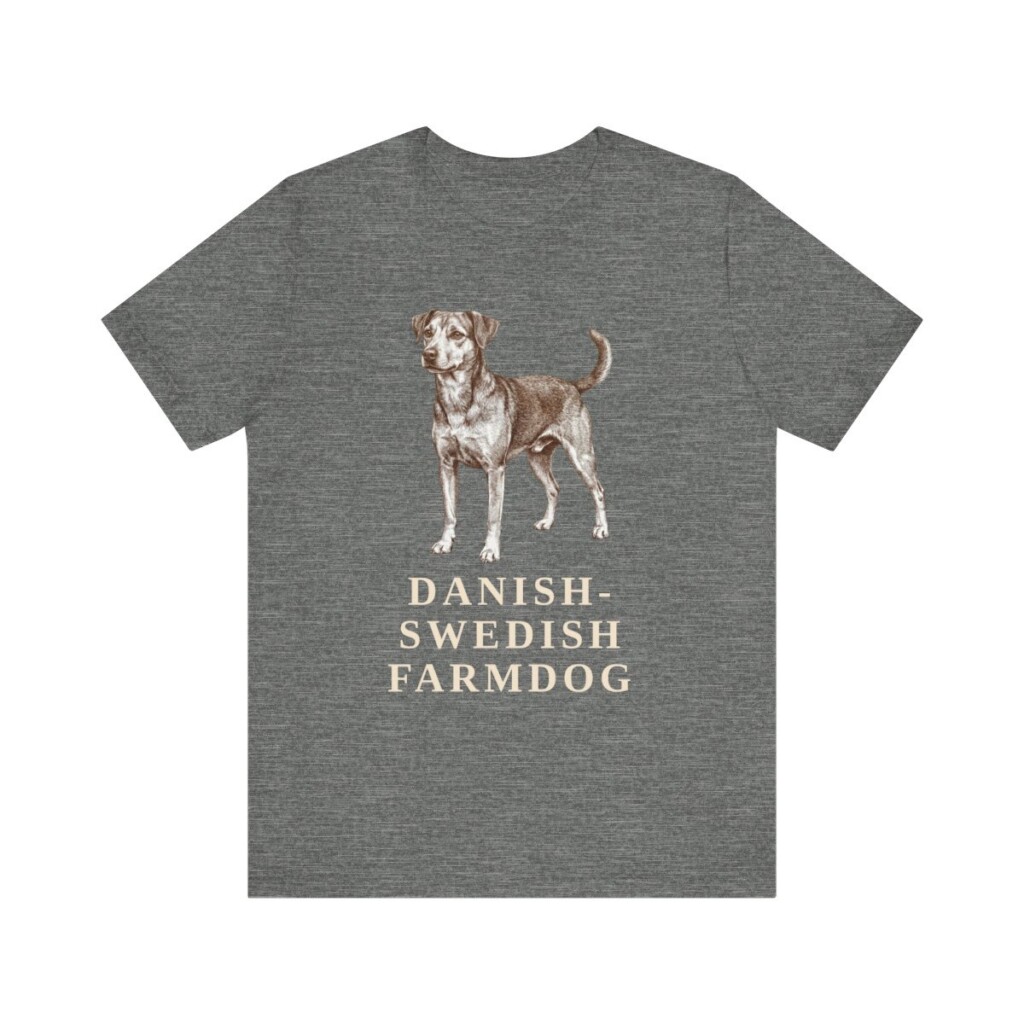 Danish-Swedish Farmdog Shirt, Vintage Dog Sketch Tee, Dog Lover Gift