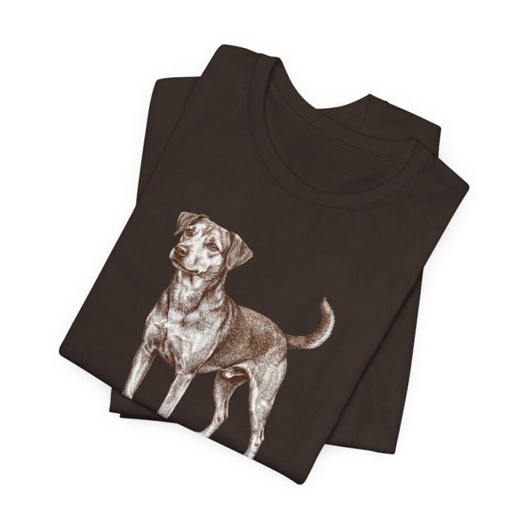 Danish-Swedish Farmdog Shirt, Vintage Dog Sketch Tee, Dog Lover Gift