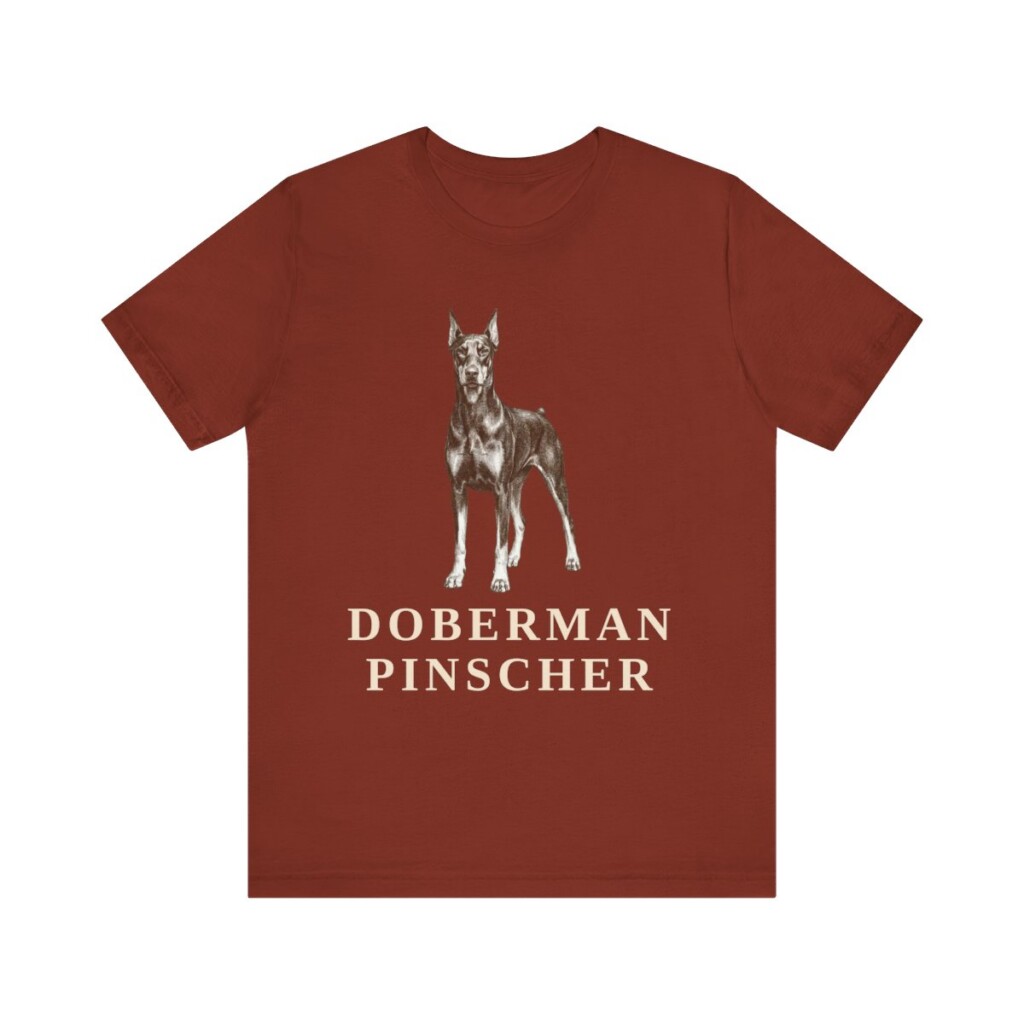 Doberman Pinscher Lover Shirt, Vintage Dog Sketch Tee, Dog Lover Gift Doberman Pinscher Lover Shirt, Vintage Dog Sketch Tee, Dog Lover Gift