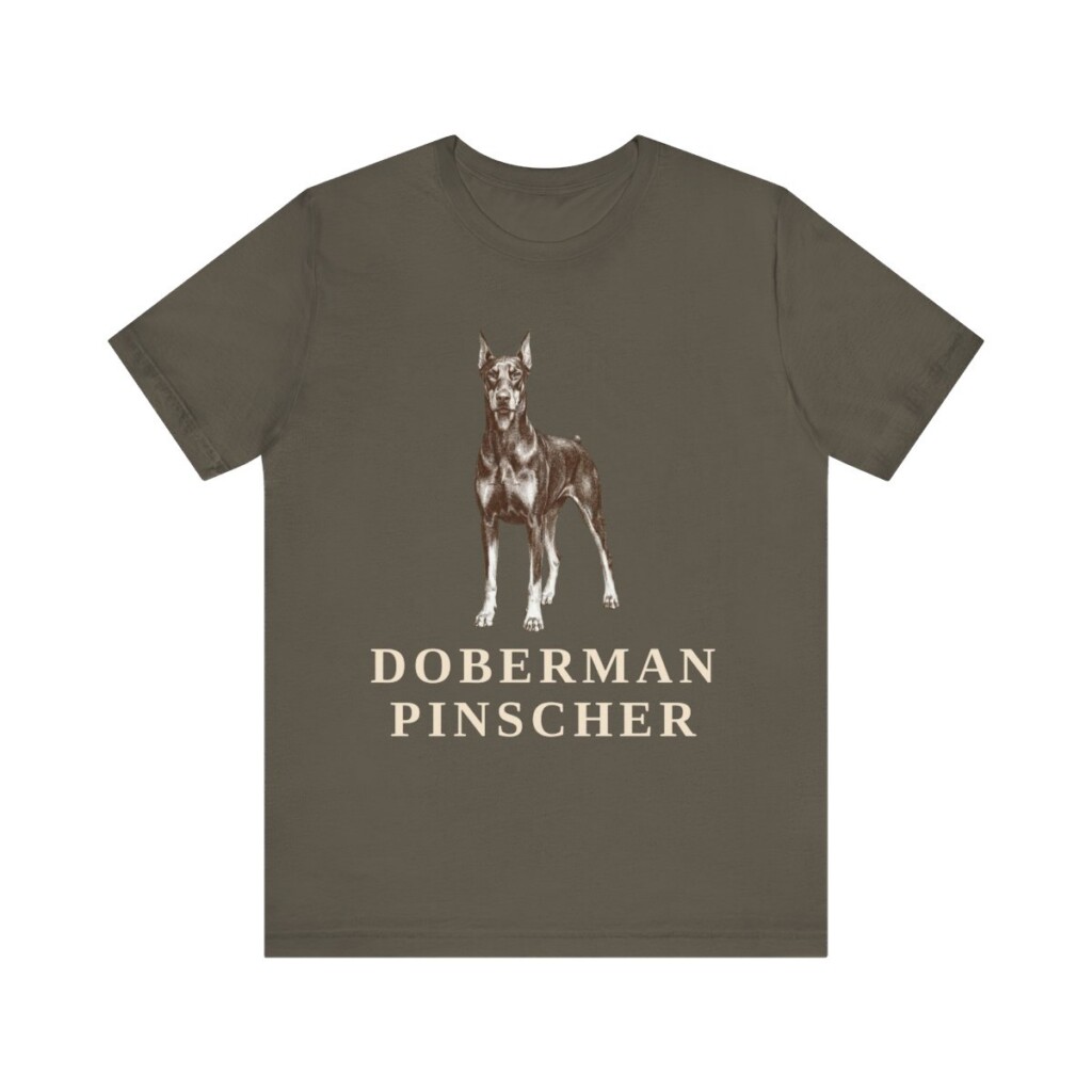 Doberman Pinscher Lover Shirt, Vintage Dog Sketch Tee, Dog Lover Gift Doberman Pinscher Lover Shirt, Vintage Dog Sketch Tee, Dog Lover Gift