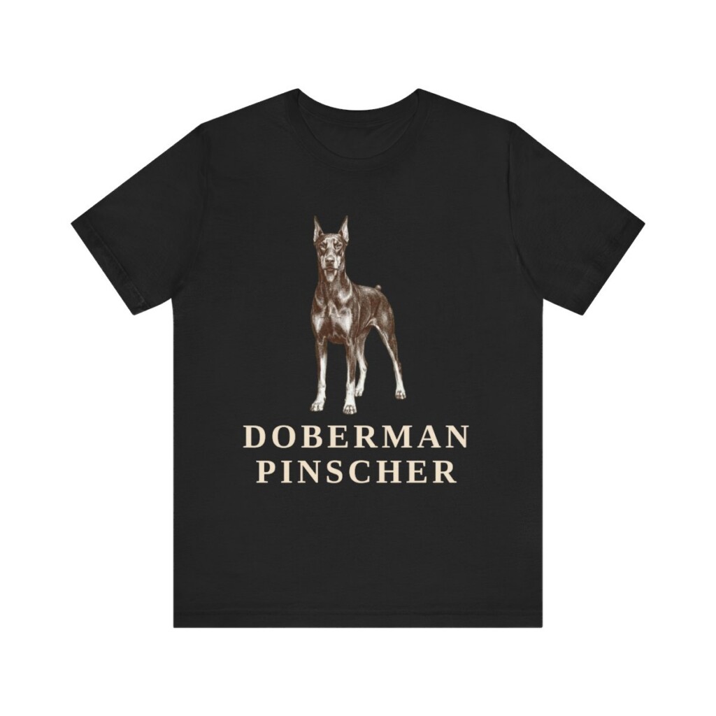 Doberman Pinscher Lover Shirt, Vintage Dog Sketch Tee, Dog Lover Gift Doberman Pinscher Lover Shirt, Vintage Dog Sketch Tee, Dog Lover Gift