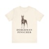 Doberman Pinscher Lover Shirt, Vintage Dog Sketch Tee, Dog Lover Gift Doberman Pinscher Lover Shirt, Vintage Dog Sketch Tee, Dog Lover Gift